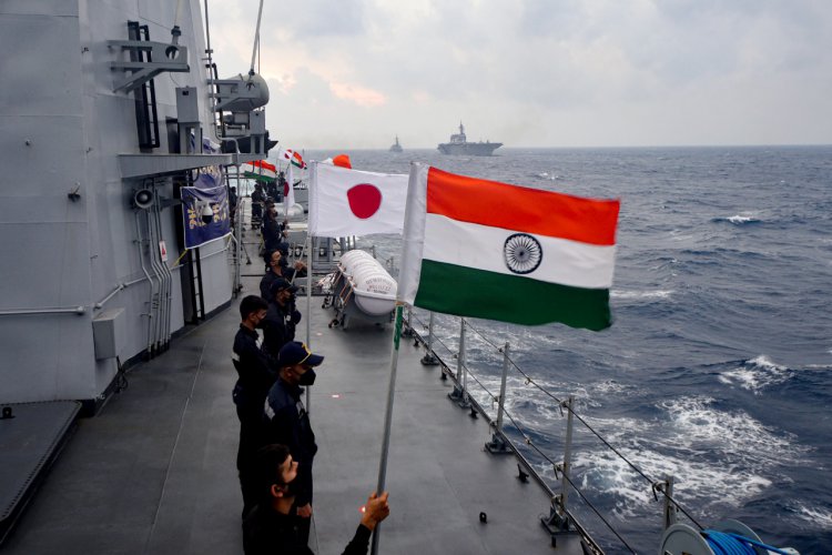 जापान-भारत समुद्री अभ्यास 2022 का समापन