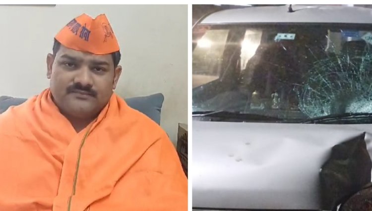 दिल्ली मे हिन्दूवादी नेता राजवर्धन सिंह परमार पर हमला, हमलावरों ने उनकी कार तोड़ी